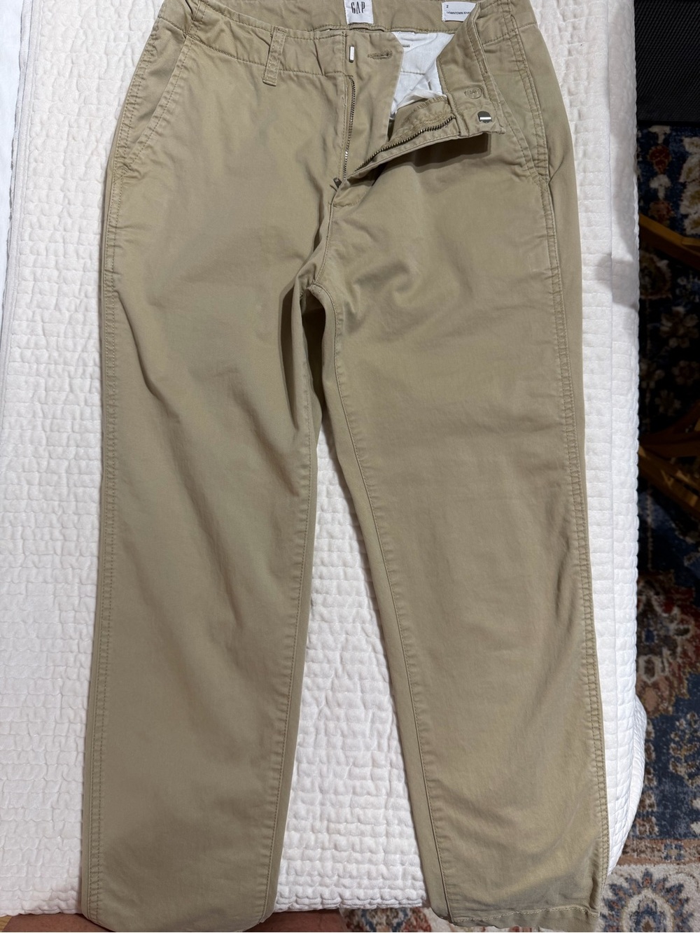 GAP Men’s Tan Chino Pants - Straight Fit
